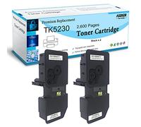 ASEKER Compatibile Cartuccia del Toner Sostituzione per Kyocera TK5230 TK-5230 TK5230K Toner per Kyocera Ecosys M5521cdn M5521cdw P5021 P5021cdn P5021cdw ( TK5230K Nero, 2-Packs )