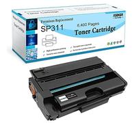 ASEKER Compatibile Toner di Cartuccia per Ricoh SP 310 311 311DN 311DNw 311SFN 311SFNw 312 320 325 325DNw 325SFNw 325SNw Stampanti 407246 Capacità Eextra Elevata 6400 Pagine (Nero x 1)