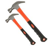 ASelected Martello per corno di pecora, 2 pezzi, 0,25 kg, martello per corno di pecora, 0,75 kg, robusto martello in acciaio forgiato antiruggine, gomma antiscivolo, confortevole al tatto, utensili