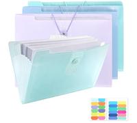 ASelected Organizer espandibile per documenti, formato A4, 3 tasche in poliestere di grande capacità, 12 scomparti, espandibile, per ufficio, viaggi di lavoro, casa