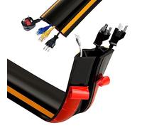 ASelected Ponte per cavi, 3 m (6,65 ft), canalina per cavi modulare, cavo di collegamento cavi e fili, perfetta copertura per cavi per ufficio, officina, magazzino, concerti, ecc