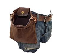 Asenie - Borsa per foraggio in tela cerata, pieghevole, per campeggio, campeggio, foraggio, funghi, resistente all'acqua, in pelle, ideale per viaggi, campeggio, escursionismo
