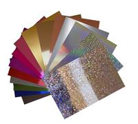 ASENME Mega pack in cartoncino metallizzato, 15 colori, formato A4 (Multicolore, A4 / 15 unità)