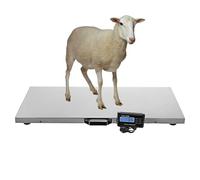 ASerZenith Bilancia Digitale per Bestiame per Impieghi Gravosi con Maniglia E Display LCD, capacità di 1102 Libbre per Uso Domestico E Commerciale.