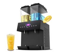 ASerZenith Distributore Automatico di Bevande Commerciale, A Doppio Cilindro per Succhi Caldi E Freddi, Erogatore di Bevande Come Succhi, tè, Limonata, caffè Freddo E Cocktail, capacità