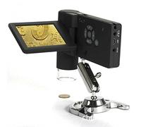ASerZenith Kit di Accessori per Microscopio, Fotocamera per La Preparazione di Vetrini, 300X, Microscopio Elettronico Portatile HD con Schermo, Microscopio Digitale USB, Accessori P