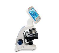 ASerZenith Kit Microscopio Professionale 2000X Digitale Composto Biologico, Microscopio LED per Scuole E Laboratori con Schermo, Linea di Misurazione E Adattatori per Obiettivi.