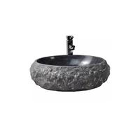 ASerZenith Lavabo da Bagno Lavabo da Appoggio in Marmo Stile retrò per Esterni E Balconi Lavabo da Appoggio in Pietra per Bagno Lavabo da Appoggio per Lavabo,One Color-A
