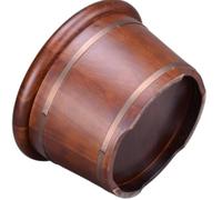 ASerZenith Pediluvi Barile per Pediluvi in Legno Secchio per Lavaggio Piedi Domestico Barile per Pediluvi Vasca per Pediluvi con Coperchio Spa per Massaggi
