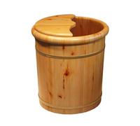 ASerZenith Pediluvio per Pediluvio, Pediluvio, Secchio di Legno per Pediluvio, Secchio per Sauna, Secchio per Acqua, Vasche per Pediluvio in Legno Fatte A Mano per La Cura dei Piedi