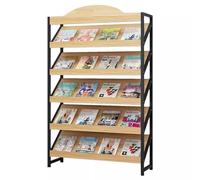ASerZenith Portariviste da Pavimento Moderno E Resistente, Grande Portadocumenti Verticale per Brochure, per Casa/Ufficio/Aula Scolastica, Espositore da Pavimento(Style1-5 Tier)