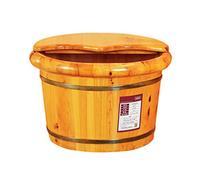 ASerZenith Sauna per Pediluvio in Legno, Secchio di Legno, Grande Vasca Idromassaggio per Pediluvio, Spa per Piedi E Gambe per Adulti, Pediluvio Rilassante per Pedicure, Spa per mas(Verde-B)