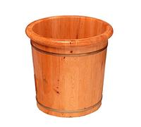 ASerZenith Secchio di Legno per Sauna, Spa, Sauna, Bagno, Pediluvio per Massaggio Fatto A Mano, Vasca per Il Bagno dei Piedi con Secchio per Spa per Pediluvio