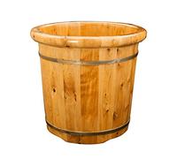 ASerZenith Secchio per Pediluvio in Legno Massello, Vasca per Pediluvio per Adulti, Grande Vasca per Pediluvio, Vaschetta per Pediluvio, Ammollo O Disintossicazione, Facile da Usare