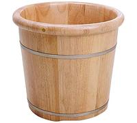 ASerZenith Secchio per Pediluvio in Legno, Regalo per La Casa, Vasca per Pediluvio, Vasca per Pediluvio in Legno, Sauna, Vasca per Pediluvio, Secchio per Pediluvio, Massaggio, Spa,