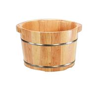 ASerZenith Secchio per Pediluvio in Legno, Secchio per Pediluvio, Secchio per Pediluvio in Legno Massello di Rovere, Vasca per Pediluvio, Lavabo per Pediluvio