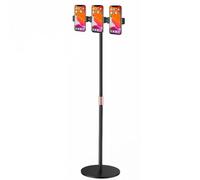 ASerZenith Supporto Alto per Cellulare, Supporto Portatile per Registrare/Guardare/Cucinare/Fitness/Vlog(Black-3)