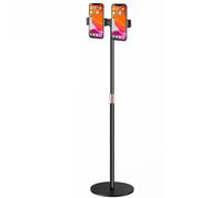 ASerZenith Supporto Alto per Cellulare, Supporto Portatile per Registrare/Guardare/Cucinare/Fitness/Vlog(Black-2)