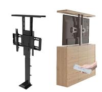 ASerZenith Supporto TV Regolabile, Supporto Telescopico Elettrico per TV, Supporto TV Motorizzato, può Essere Nascosto in Un Mobile, Fino A 60 kg.（32-57In Tv-575-1225Mm）