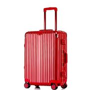 ASerZenith Valigia a mano Bagagli da viaggio Valigia con ruote, valigia rigida da viaggio per valigie da viaggio Bagagli a mano (Rosso 22 pollici)