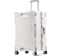 ASerZenith Valigia a mano Bagaglio a mano Leggerezza Bagaglio a mano in alluminio Valigia Muto Ruota universale Valigia d'imbarco Bagagli Valigie a mano Bagagli a mano (C 24 pollici)