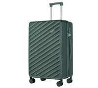 ASerZenith Valigia trolley semplice, valigia con ruote universali antiurto per viaggi d'affari (verde scuro B)