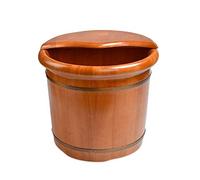 ASerZenith Vasca per I Piedi in Legno, Vasca per I Piedi, Vasca per Massaggi, Sauna, Secchio di Legno, Spa, Sauna, Vasca per Pediluvio, Secchio per Massaggi Fatto A Mano, Vasca per