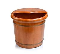 ASerZenith Vasca per I Piedi, Vasca per I Piedi con Secchio, Massaggio, Spa, Sauna, Bagno, Pediluvio, Secchio di Legno per I Piedi, Vasca per I Piedi, Lavabo per La Casa Presente(B)