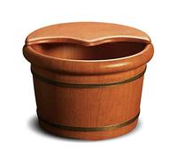 ASerZenith Vasca per I Piedi, Vasca per I Piedi, Vasca per Massaggi, Spa, Sauna, Pediluvio, Secchio di Legno, Spa per I Piedi, Lavabo per Uso Domestico