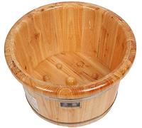 ASerZenith Vasca per Massaggio Ai Piedi in Legno, Vasca per Pediluvio in Legno, Vasca per Pediluvio Domestica, Vasca per Lavaggio Piedi, Vasca per Pediluvio, Sollievo da Dolore E AF