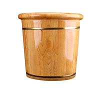 ASerZenith Vasca per Pediluvio in Legno per Adulti, Grande Vasca per Pediluvio, Vasca per Pediluvio, Ammollo O Disintossicazione, Secchio per Pediluvio in Legno Massello Facile da U