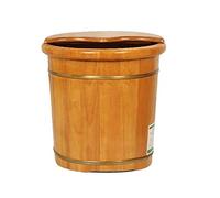 ASerZenith Vasca per Pediluvio in Legno per Ammollo dei Piedi, Vasca per Pediluvio per Adulti, Secchio per Pediluvio, Secchio in Legno per Pedicure, Vasca per Pediluvio