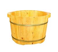 ASerZenith Vasca per Pediluvio in Legno, Vasca per Pediluvio in Legno, Vasca per Pediluvio, Massaggio, Spa, Sauna, Ammollo, Vasca per Pediluvio