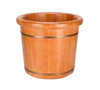 ASerZenith Vasca per Pediluvio, Pediluvio in Legno, Secchio per Pediluvio, Secchio per Sauna, Secchio per Pediluvio, Vasche per Pediluvio Fatte A Mano, Vasca per Pediluvio Rilassant