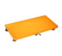 ASerZenith Vassoio Anti-Sversamento per Serbatoi di Petrolio, Piattaforma Anti-Sversamento con Scarico, Pallet di Contenimento per Grandi Fuoriuscite, Vassoio Anti-Sversam(B-125X65X15)