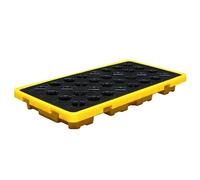 ASerZenith Vassoio Anti-Sversamento per Serbatoi di Petrolio, Piattaforme Anti-Sversamento Modulari, Piattaforma di Contenimento per Fuoriuscite in Polietilene, Vaschetta(130X68X15)