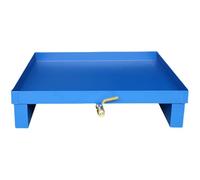 ASerZenith Vassoio di Contenimento Anti-Sversamento per Serbatoi di Petrolio, Piattaforma Anti-Sversamento, Pallet di Contenimento A Tenuta Stagna, Vassoio di Stoccaggio P(Blu-1250X650X150Cm)