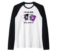 Asessuale Sono Un Asso, Affrontare l'orgoglio asessuale Maglia con Maniche Raglan