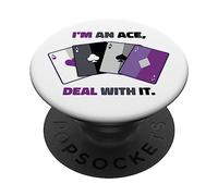 Asessuale Sono un asso, Affrontare l'orgoglio asessuale PopSockets PopGrip Adesivo