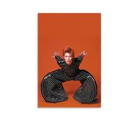 ASEUIYQWEH Poster artistico da parete di David Bowie, bella copertina, design vintage, 60 x 90 cm, senza cornice