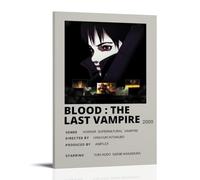 ASEUIYQWEH Poster da parete con immagine di Blood The Last Vampire, decorazione vintage con cornice, 60 x 90 cm