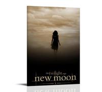 ASEUIYQWEH Poster da parete con motivo "La saga di Twilight - Luna nuova" - Poster decorativo vintage, 60 x 90 cm, con cornice