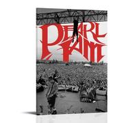 ASEUIYQWEH Poster decorativo da parete con motivo Pearl Jam, stile vintage, 20 x 30 cm, con cornice