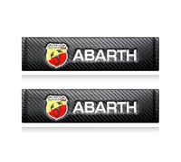 ASEUOG 2 Pezzi Fibra di Carbonio Imbottiture Cinture di Sicurezza per Abarth 695 595 500 Competizione 124 Spider Punto Accessori Interni Auto,B
