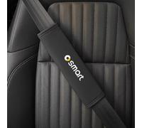 ASEUOG 2 Pezzi Pelle Imbottiture Cinture di Sicurezza per Smart 451 Brabus Smart 453 fortwo forfour Accessori Interni Auto,B