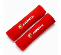 ASEUOG 2 Pezzi Peluche Imbottiture Cinture di Sicurezza per Abarth 695 595 500 124 Spider Accessori Interni Auto,A