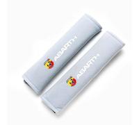ASEUOG 2 Pezzi Peluche Imbottiture Cinture di Sicurezza per Abarth 695 595 500 124 Spider Accessori Interni Auto,C