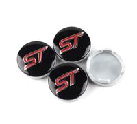 ASEUOG 4 Pezzi 54mm Veicolo Coprimozzi per Ford Focus Mondeo Mustang Fiesta Kuga MK2 Everest Escape Accessori per Lo Styling dell'auto,A