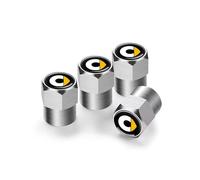 ASEUOG 4 Tappi Cappucci delle valvole Auto per Smart Fortwo Forfour 453 451 450 Crossblade City Cabrio City-Coupe Roadster Coprivalvole Anticorrosivo ricambi Auto,D