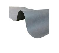 ASF Telo pacciamatura geotessile 180 g/m² Nero - Tessuto Giardino permeabile e Resistente Anti Erbacce, 50m x 1m